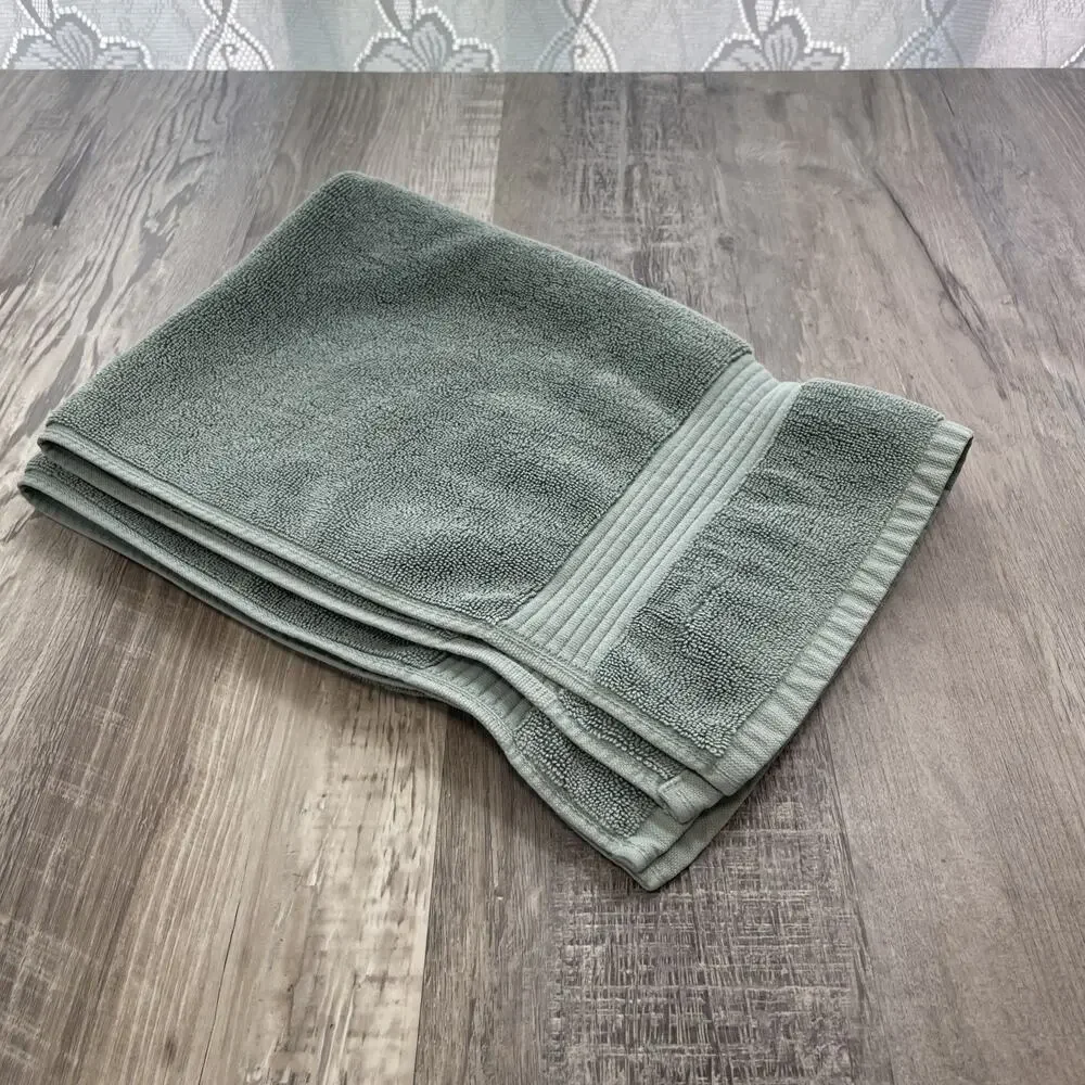 Ralph Lauren Hand Towel Stone Blue 100% Cotton 21